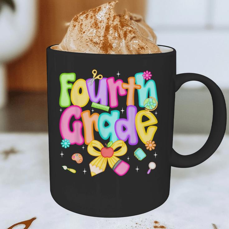 Preppy Fourth Grade Back To School 4th Grade Teacher Girls Graphic Print Coffee Mug, novelty gifts, funny gifts Preppy Fourth Grade Back To School 4th Grade Teacher Girls Graphic Print Coffee Mug, novelty gifts, funny gifts