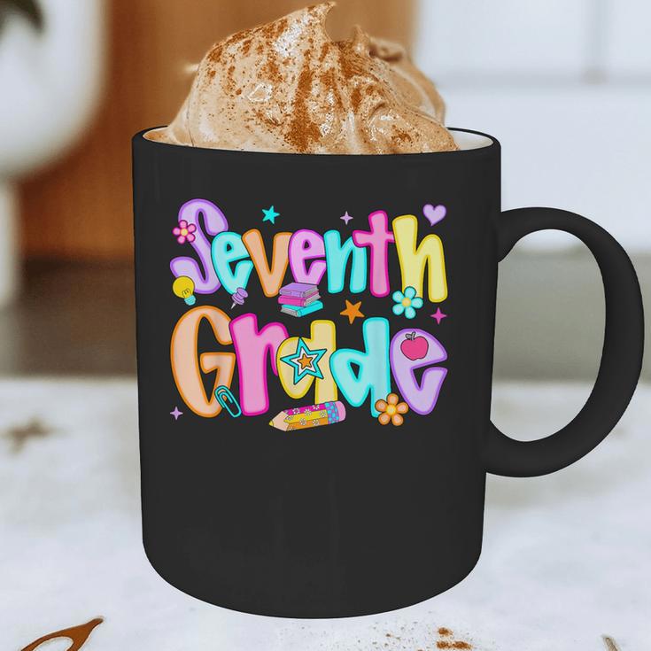 Preppy Seventh Grade Back To School 7th Grade Teachers Girls Graphic Print Coffee Mug, novelty gifts, funny gifts Preppy Seventh Grade Back To School 7th Grade Teachers Girls Graphic Print Coffee Mug, novelty gifts, funny gifts