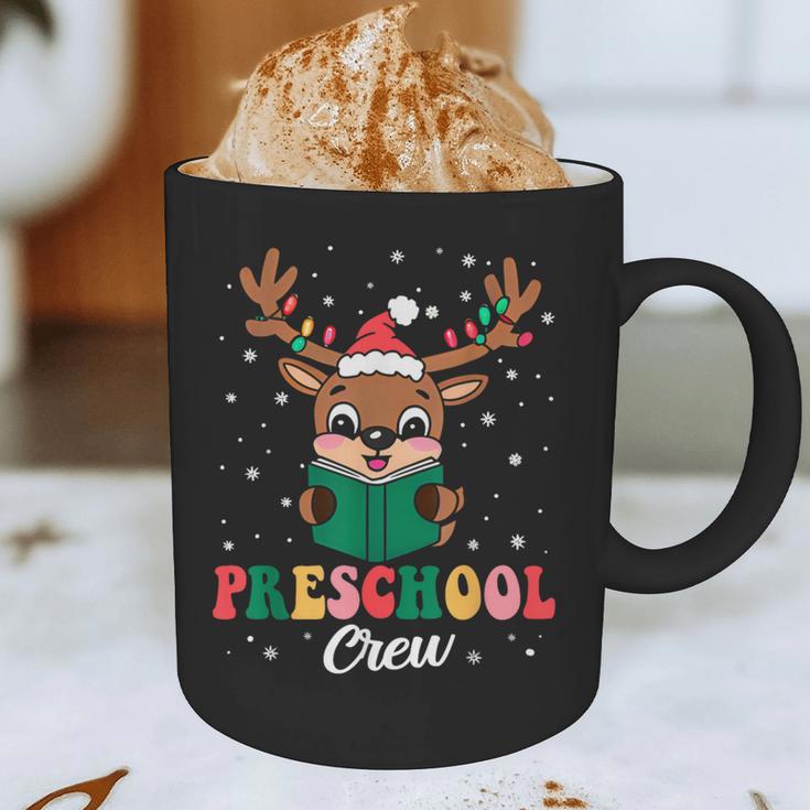 Preschool Crew Xmas Reindeer Teacher Student Christmas Graphic Print Coffee Mug, novelty gifts, funny gifts Preschool Crew Xmas Reindeer Teacher Student Christmas Graphic Print Coffee Mug, novelty gifts, funny gifts
