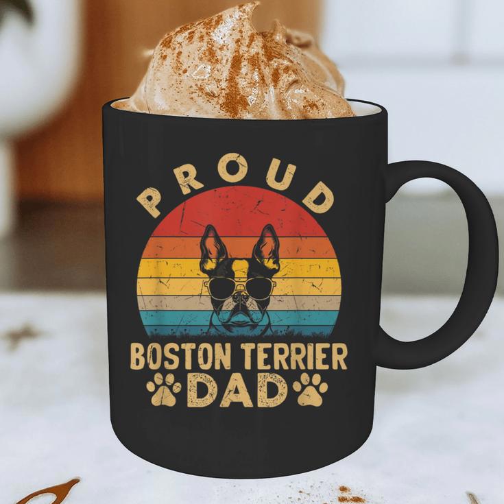 Proud Boston Terrier Dad Dog Owner Fathers Day Men Women Kids Graphic Print Coffee Mug, novelty gifts, funny gifts