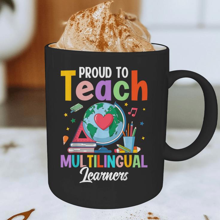 Proud To Teach Multilingual Learner ESL English Teacher Graphic Print Coffee Mug, novelty gifts, funny gifts Proud To Teach Multilingual Learner ESL English Teacher Graphic Print Coffee Mug, novelty gifts, funny gifts