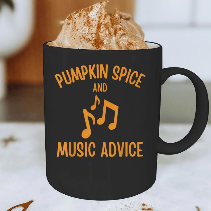Pumpkin Spice And Music Advice Music Teacher Halloween Graphic Print Coffee Mug, novelty gifts, funny gifts Pumpkin Spice And Music Advice Music Teacher Halloween Graphic Print Coffee Mug, novelty gifts, funny gifts