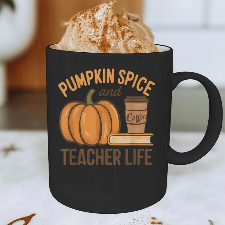 Pumpkin Spice And Teacher Life Halloween Teacher Graphic Print Coffee Mug, novelty gifts, funny gifts Pumpkin Spice And Teacher Life Halloween Teacher Graphic Print Coffee Mug, novelty gifts, funny gifts
