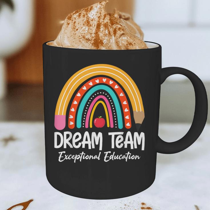 Rainbow Pencil Dream Exceptional Education Team SPED Teacher Graphic Print Coffee Mug, novelty gifts, funny gifts