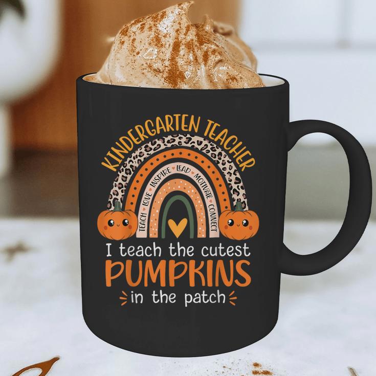 Rainbow I Teach The Cutest Pumpkins Kindergarten Teacher Men Women Graphic Print Coffee Mug, novelty gifts, funny gifts Rainbow I Teach The Cutest Pumpkins Kindergarten Teacher Men Women Graphic Print Coffee Mug, novelty gifts, funny gifts