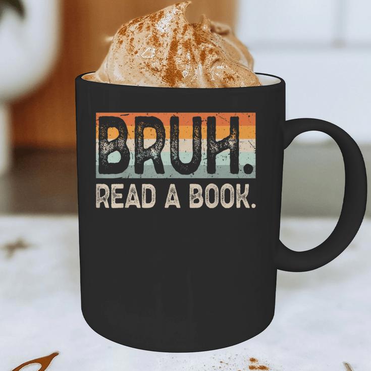 Read A Book Bruh Cool Ela English Teacher Reading Literature Graphic Print Coffee Mug, novelty gifts, funny gifts