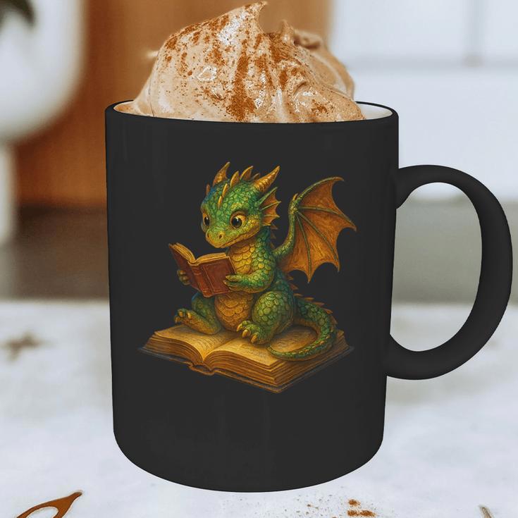 Reading Dragon Shirt For Bookish Teacher Librarian Bookworm Graphic Print Coffee Mug, novelty gifts, funny gifts Reading Dragon Shirt For Bookish Teacher Librarian Bookworm Graphic Print Coffee Mug, novelty gifts, funny gifts