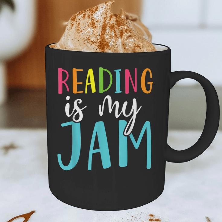 Reading Is My Jam Back To School Teacher Graphic Print Coffee Mug, novelty gifts, funny gifts Reading Is My Jam Back To School Teacher Graphic Print Coffee Mug, novelty gifts, funny gifts