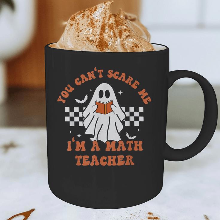 Retro You Can't Scare Me I'm A Math Teacher Cute Ghost Women Graphic Print Coffee Mug, novelty gifts, funny gifts Retro You Can't Scare Me I'm A Math Teacher Cute Ghost Women Graphic Print Coffee Mug, novelty gifts, funny gifts