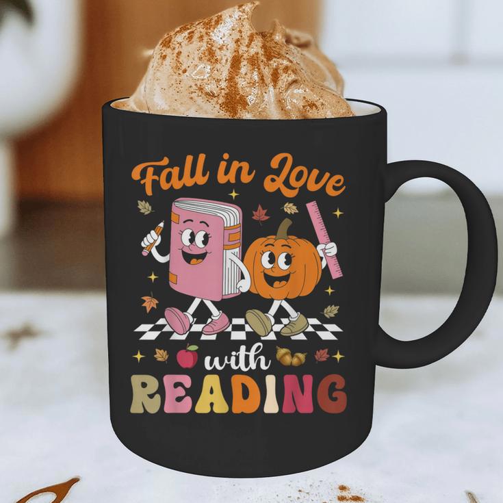 Retro Fall In Love With Learning Pumpkin Autumn Teacher Graphic Print Coffee Mug, novelty gifts, funny gifts Retro Fall In Love With Learning Pumpkin Autumn Teacher Graphic Print Coffee Mug, novelty gifts, funny gifts
