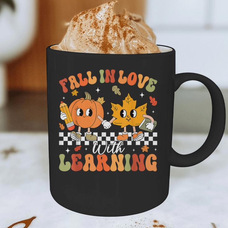 Retro Pumpkin Fall In Love With Learning Autumn Teacher Graphic Print Coffee Mug, novelty gifts, funny gifts Retro Pumpkin Fall In Love With Learning Autumn Teacher Graphic Print Coffee Mug, novelty gifts, funny gifts