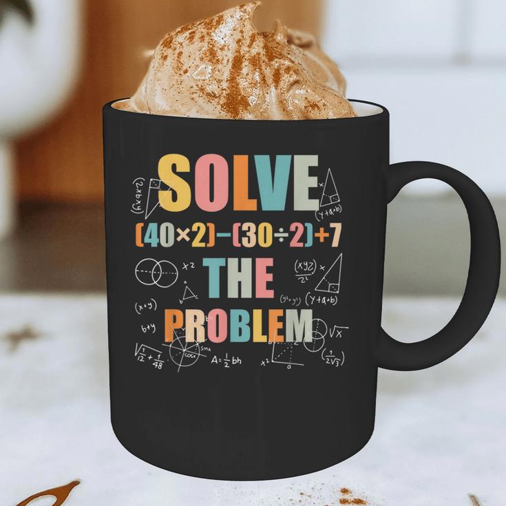 Retro Solve The Problem 67 Meme Joke Math Teacher Graphic Print Coffee Mug, novelty gifts, funny gifts Retro Solve The Problem 67 Meme Joke Math Teacher Graphic Print Coffee Mug, novelty gifts, funny gifts