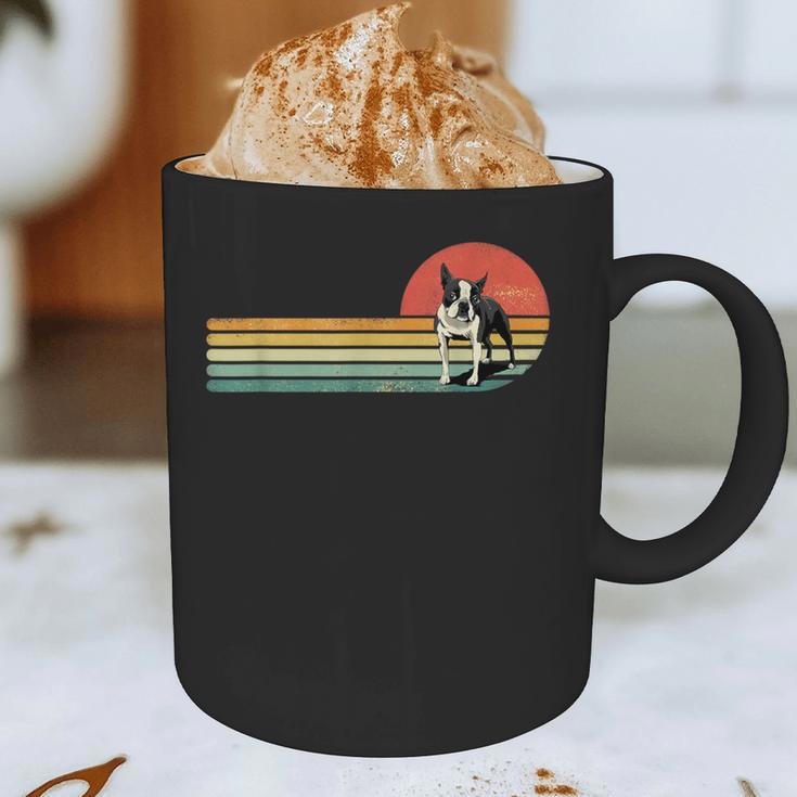 Retro Vintage Boston Terrier Dog Lover Boston Terrier Mom Graphic Print Coffee Mug, novelty gifts, funny gifts