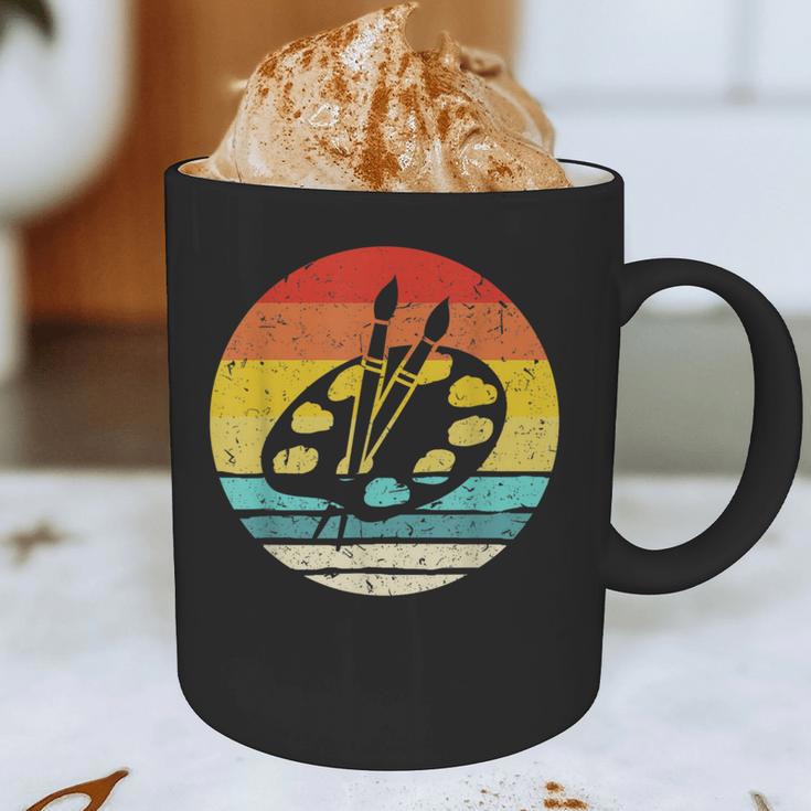 Retro Vintage Paint Palette Costume Artist Art Teacher Men Women Graphic Print Coffee Mug, novelty gifts, funny gifts Retro Vintage Paint Palette Costume Artist Art Teacher Men Women Graphic Print Coffee Mug, novelty gifts, funny gifts