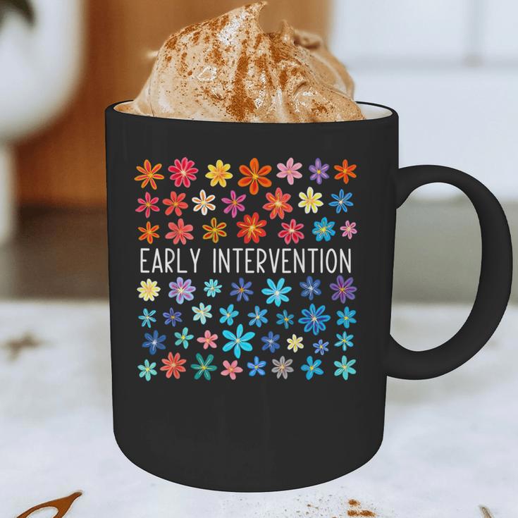 Retro Wildflower Early Intervention Teacher Interventionist Graphic Print Coffee Mug, novelty gifts, funny gifts Retro Wildflower Early Intervention Teacher Interventionist Graphic Print Coffee Mug, novelty gifts, funny gifts