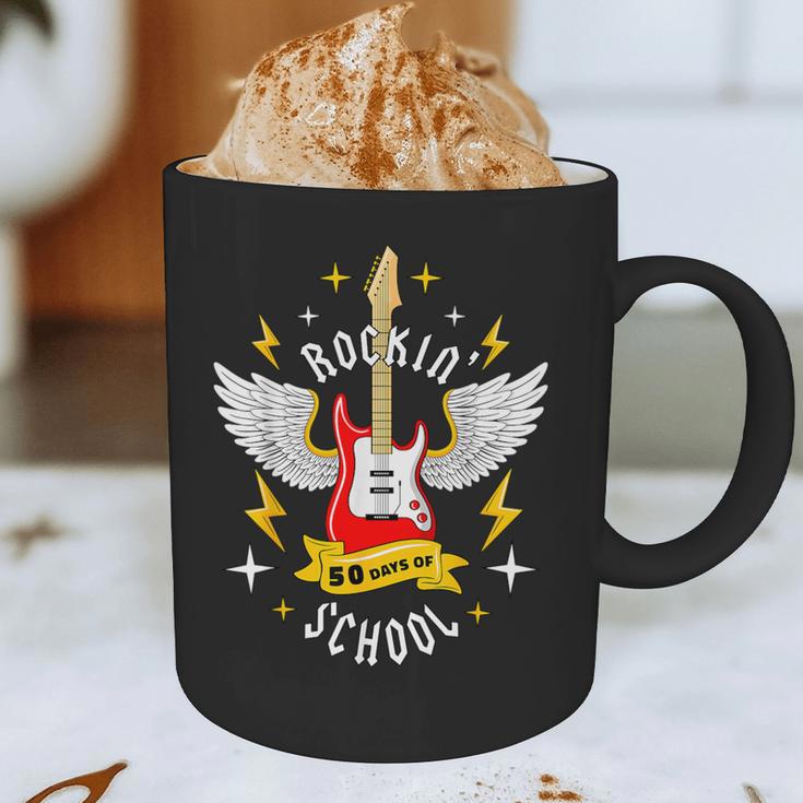 Rockin 50 Days Of School 50th Day Of School Teacher Student Men Women Girls Kids Graphic Print Coffee Mug, novelty gifts, funny gifts Rockin 50 Days Of School 50th Day Of School Teacher Student Men Women Girls Kids Graphic Print Coffee Mug, novelty gifts, funny gifts