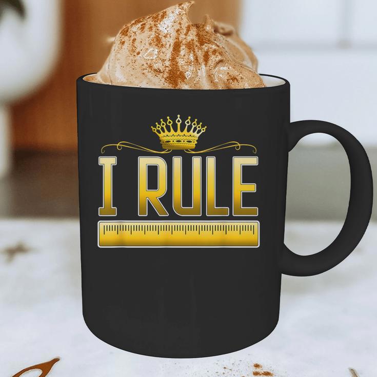 I Rule Math Ruler Mathematics Pun Math Teacher Men Women Girls Kids Graphic Print Coffee Mug, novelty gifts, funny gifts I Rule Math Ruler Mathematics Pun Math Teacher Men Women Girls Kids Graphic Print Coffee Mug, novelty gifts, funny gifts