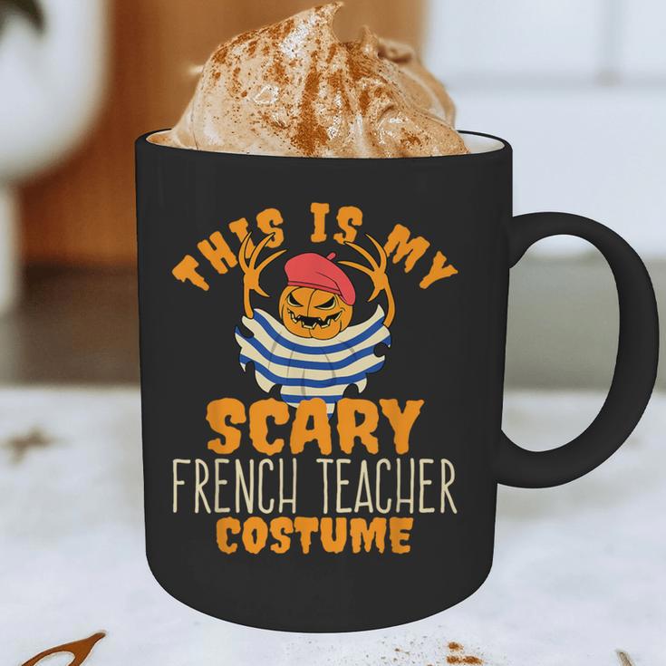 This Is My Scary French Teacher Costume Halloween Graphic Print Coffee Mug, novelty gifts, funny gifts This Is My Scary French Teacher Costume Halloween Graphic Print Coffee Mug, novelty gifts, funny gifts