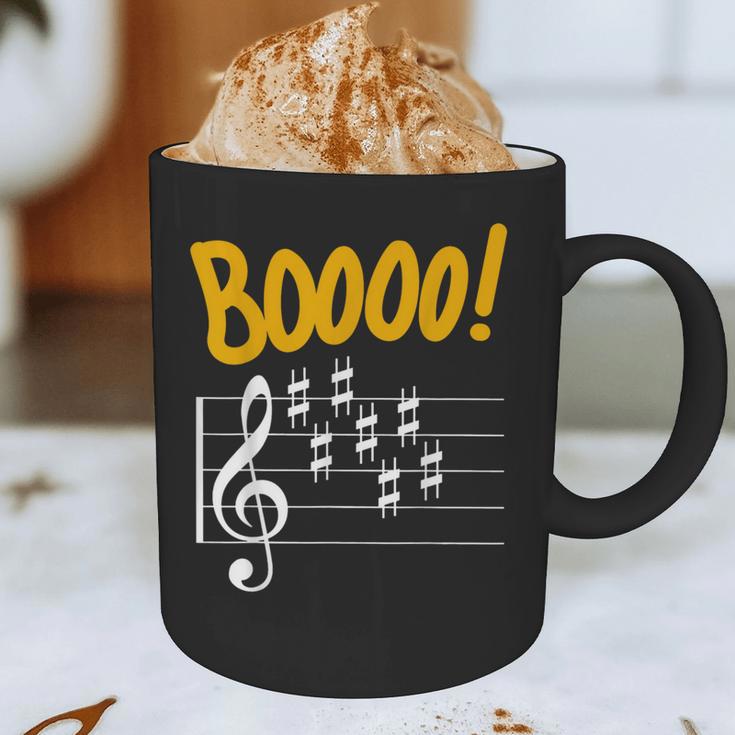 Scary Key Signature Boo Music Halloween Musician Teacher Men Women Graphic Print Coffee Mug, novelty gifts, funny gifts Scary Key Signature Boo Music Halloween Musician Teacher Men Women Graphic Print Coffee Mug, novelty gifts, funny gifts