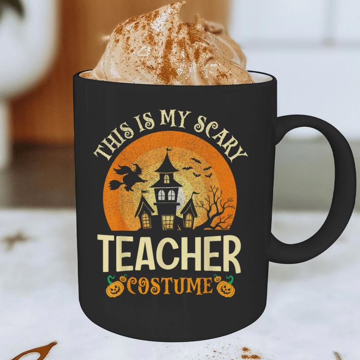 This Is My Scary Teacher Costume Halloween Graphic Print Coffee Mug, novelty gifts, funny gifts This Is My Scary Teacher Costume Halloween Graphic Print Coffee Mug, novelty gifts, funny gifts