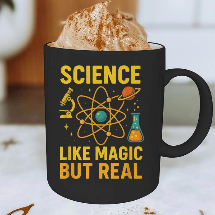 Science Like Magic But Real Nerdy Teacher Graphic Print Coffee Mug, novelty gifts, funny gifts