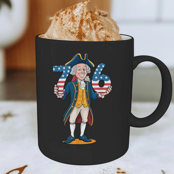 Six Seven 6 7 7 6 George Washington Teacher American Graphic Print Coffee Mug, novelty gifts, funny gifts