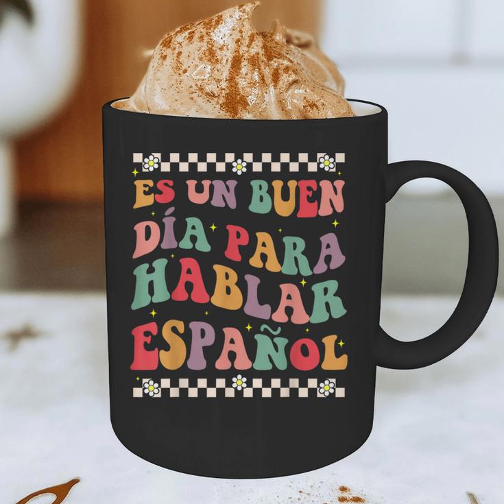 Spanish Teacher Maestra Hablar EspañOl Bilingual Teacher Graphic Print Coffee Mug, novelty gifts, funny gifts Spanish Teacher Maestra Hablar EspañOl Bilingual Teacher Graphic Print Coffee Mug, novelty gifts, funny gifts