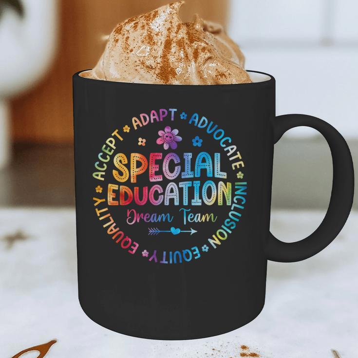 Special Education Squad Dream Team SPED Teacher Back School Graphic Print Coffee Mug, novelty gifts, funny gifts
