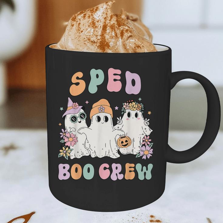 SPED Boo Crew Halloween Floral Ghost Special Ed SPED Teacher For Men Women Kids Graphic Print Coffee Mug, novelty gifts, funny gifts SPED Boo Crew Halloween Floral Ghost Special Ed SPED Teacher For Men Women Kids Graphic Print Coffee Mug, novelty gifts, funny gifts