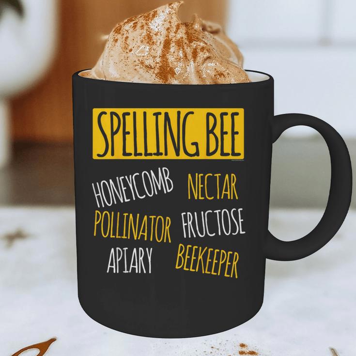 Spelling Bee Halloween Pun Costume Beekeeper Teacher Graphic Print Coffee Mug, novelty gifts, funny gifts Spelling Bee Halloween Pun Costume Beekeeper Teacher Graphic Print Coffee Mug, novelty gifts, funny gifts