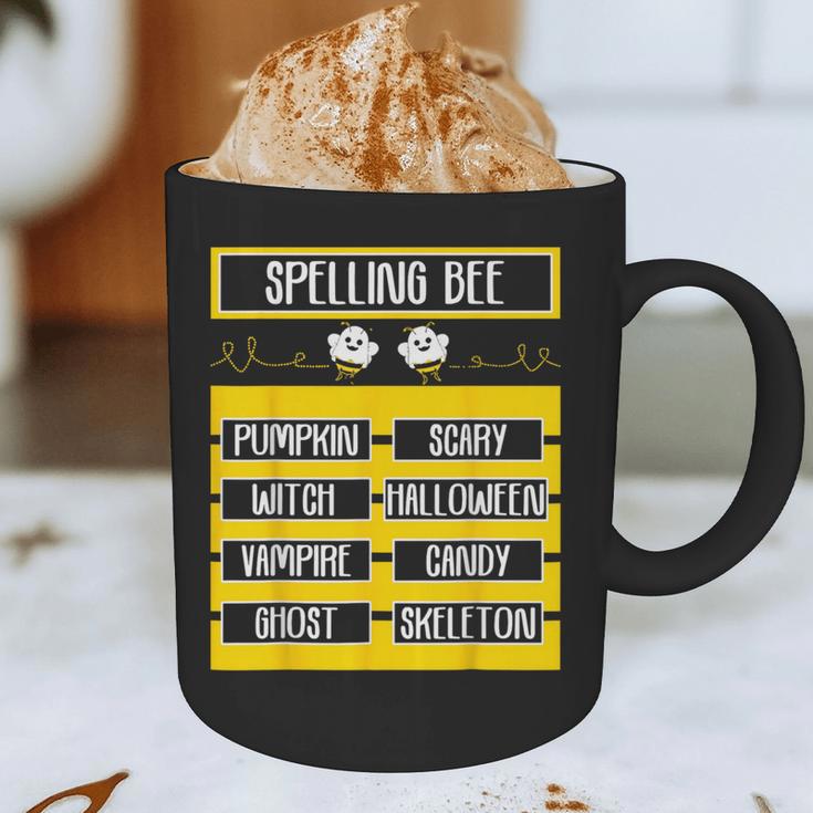 Spelling Bee Halloween Teachers Bee Spelling Competition Graphic Print Coffee Mug, novelty gifts, funny gifts Spelling Bee Halloween Teachers Bee Spelling Competition Graphic Print Coffee Mug, novelty gifts, funny gifts