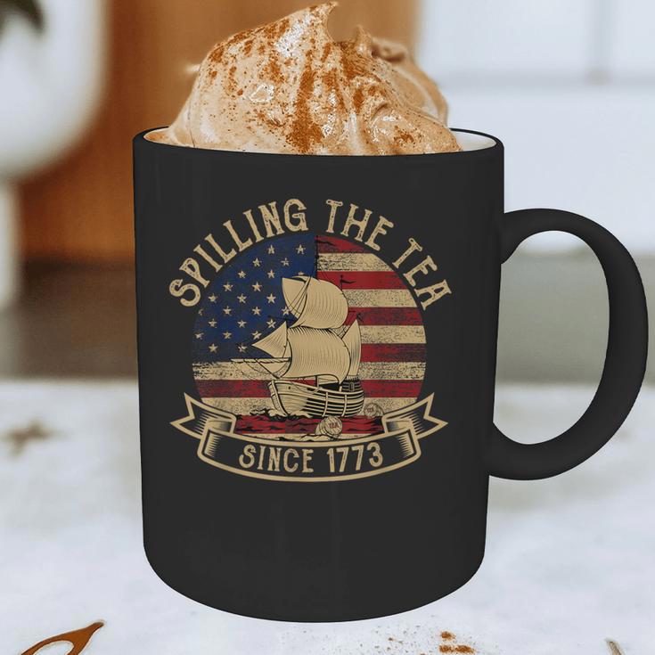 Spilling The Tea Since 1773 American History Teacher Vintage Graphic Print Coffee Mug, novelty gifts, funny gifts Spilling The Tea Since 1773 American History Teacher Vintage Graphic Print Coffee Mug, novelty gifts, funny gifts