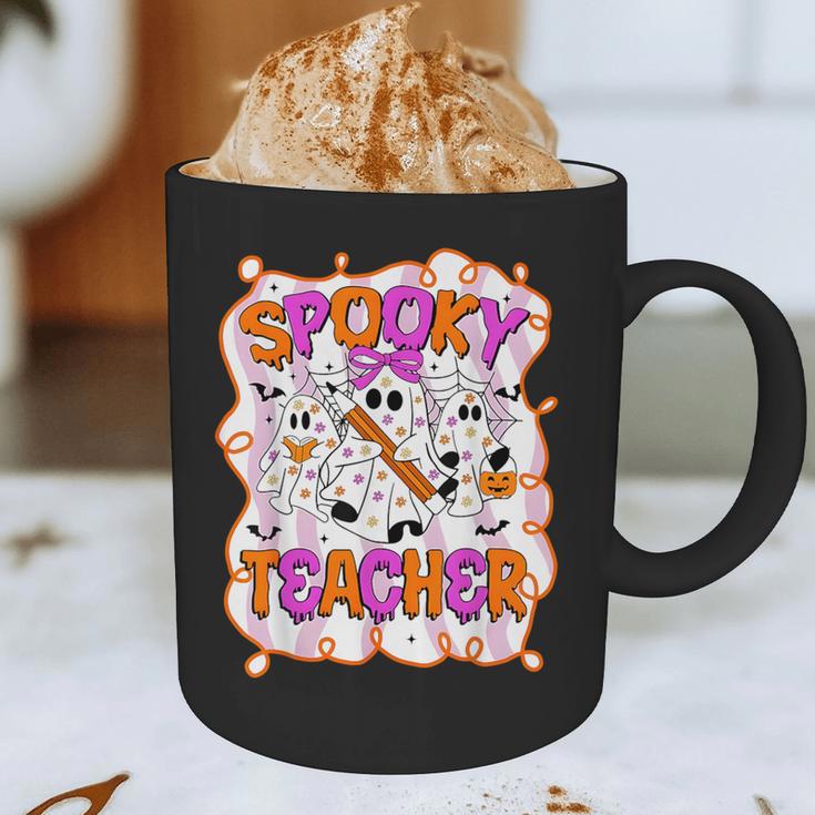 Spooky Teacher Ghost Pencil Teacher Halloween Teacher Graphic Print Coffee Mug, novelty gifts, funny gifts Spooky Teacher Ghost Pencil Teacher Halloween Teacher Graphic Print Coffee Mug, novelty gifts, funny gifts