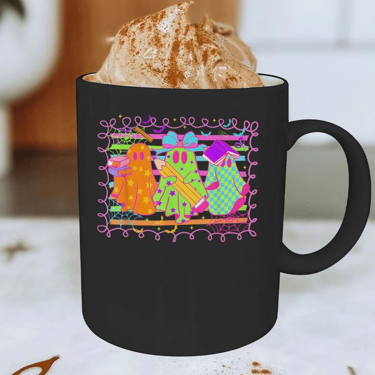 Spooky Teacher Halloween Ghost Fall Autumn Season Women Graphic Print Coffee Mug, novelty gifts, funny gifts Spooky Teacher Halloween Ghost Fall Autumn Season Women Graphic Print Coffee Mug, novelty gifts, funny gifts