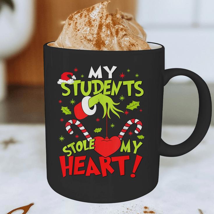 My Students Stole My Heart Teacher Holiday Merry Christmas Graphic Print Coffee Mug, novelty gifts, funny gifts My Students Stole My Heart Teacher Holiday Merry Christmas Graphic Print Coffee Mug, novelty gifts, funny gifts