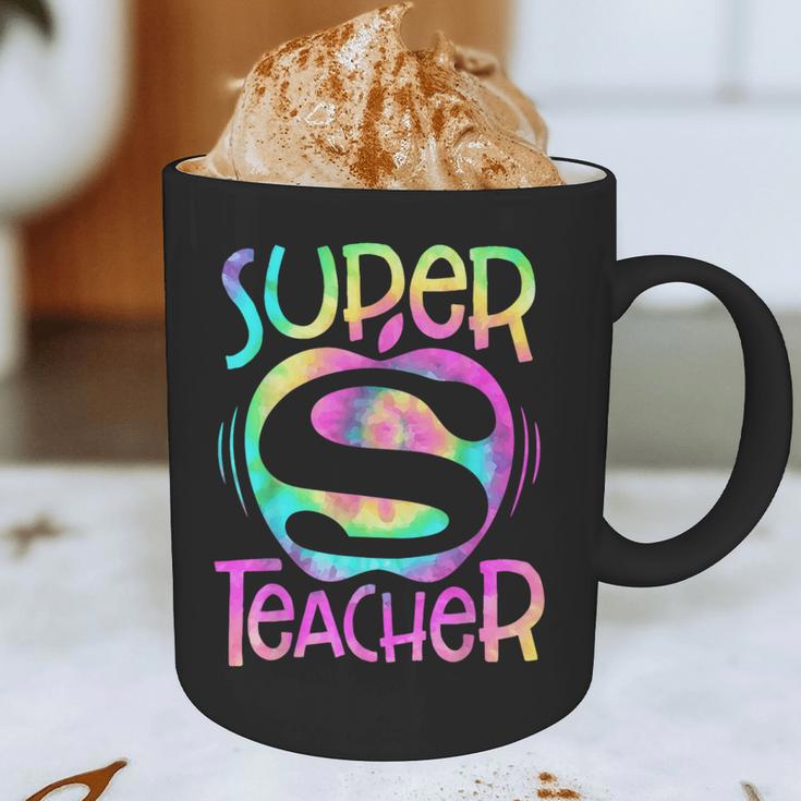 Super Teacher Back To School Apple Tie Dye First Day Graphic Print Coffee Mug, novelty gifts, funny gifts Super Teacher Back To School Apple Tie Dye First Day Graphic Print Coffee Mug, novelty gifts, funny gifts