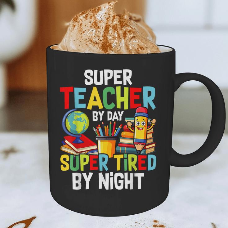 Super Teacher By Day Super Tired By Night Graphic Print Coffee Mug, novelty gifts, funny gifts Super Teacher By Day Super Tired By Night Graphic Print Coffee Mug, novelty gifts, funny gifts
