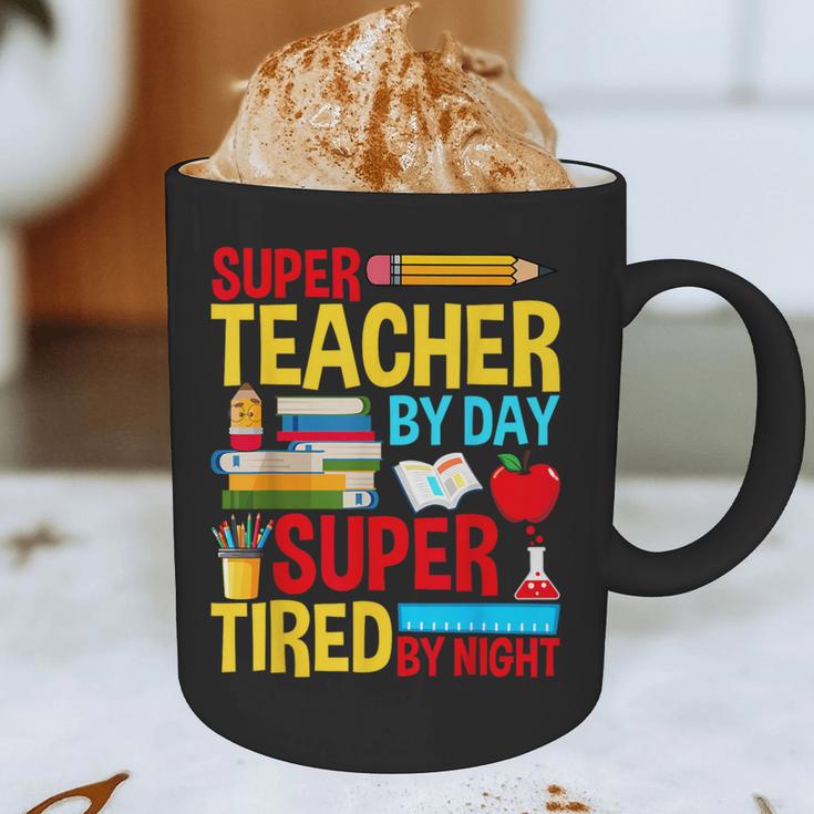 Super Teacher By Day Super Tired By Night Superhero Teacher Graphic Print Coffee Mug, novelty gifts, funny gifts Super Teacher By Day Super Tired By Night Superhero Teacher Graphic Print Coffee Mug, novelty gifts, funny gifts
