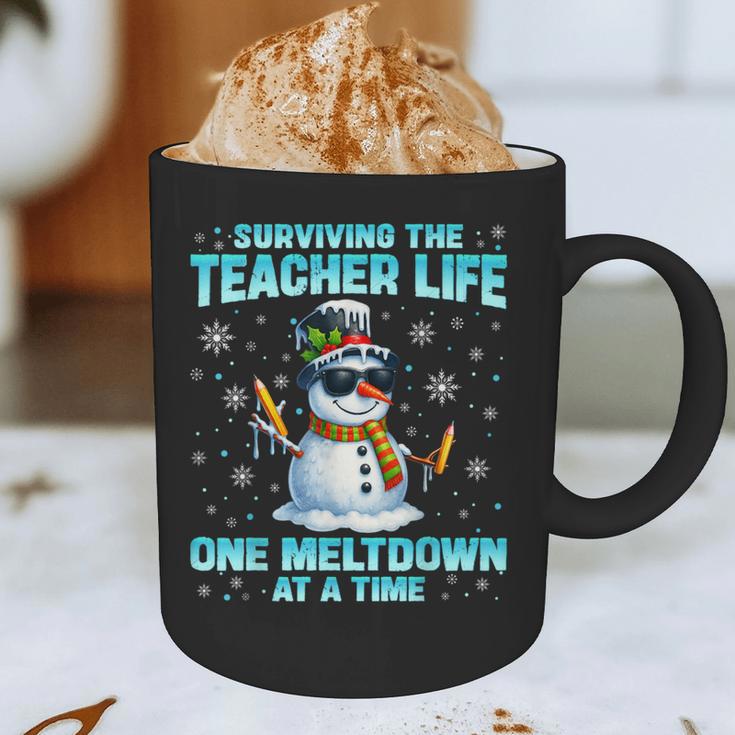 Surviving The Teacher Life Pjs Pajamas Christmas Xmas Teache Graphic Print Coffee Mug, novelty gifts, funny gifts Surviving The Teacher Life Pjs Pajamas Christmas Xmas Teache Graphic Print Coffee Mug, novelty gifts, funny gifts