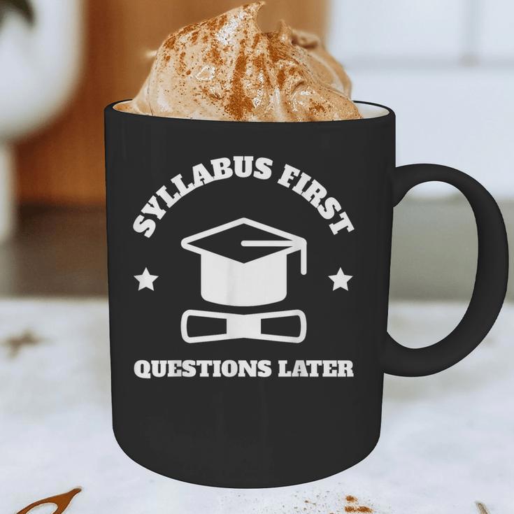 SYLLABUS PROFESSOR TEACHER Graphic Print Coffee Mug, novelty gifts, funny gifts