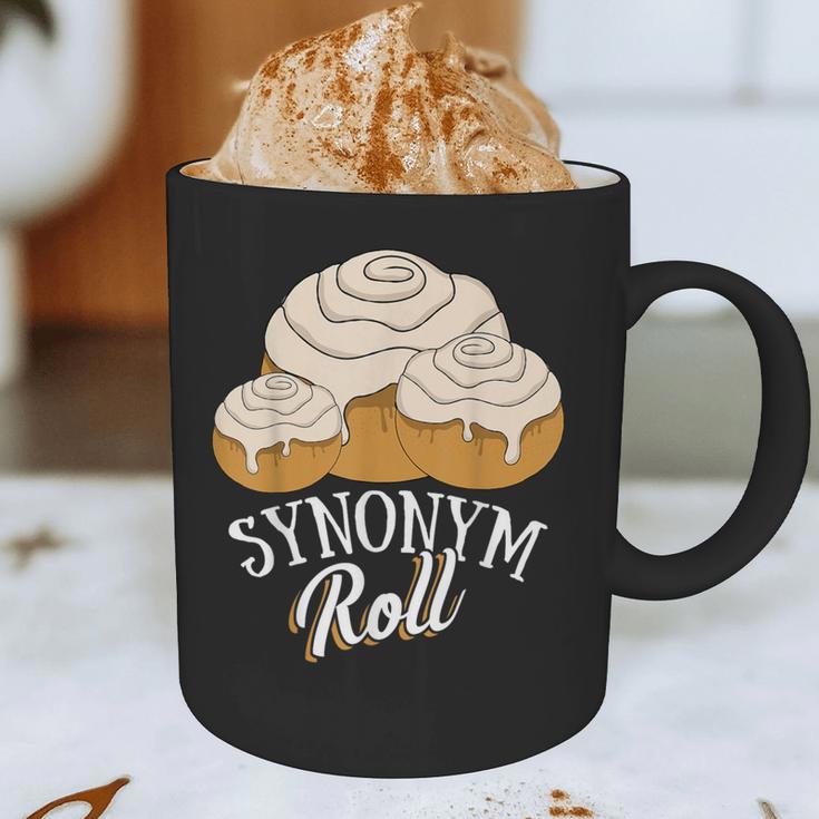 Synonym Roll Teacher And Grammar Geeks Pun For Men Women Kids Graphic Print Coffee Mug, novelty gifts, funny gifts Synonym Roll Teacher And Grammar Geeks Pun For Men Women Kids Graphic Print Coffee Mug, novelty gifts, funny gifts