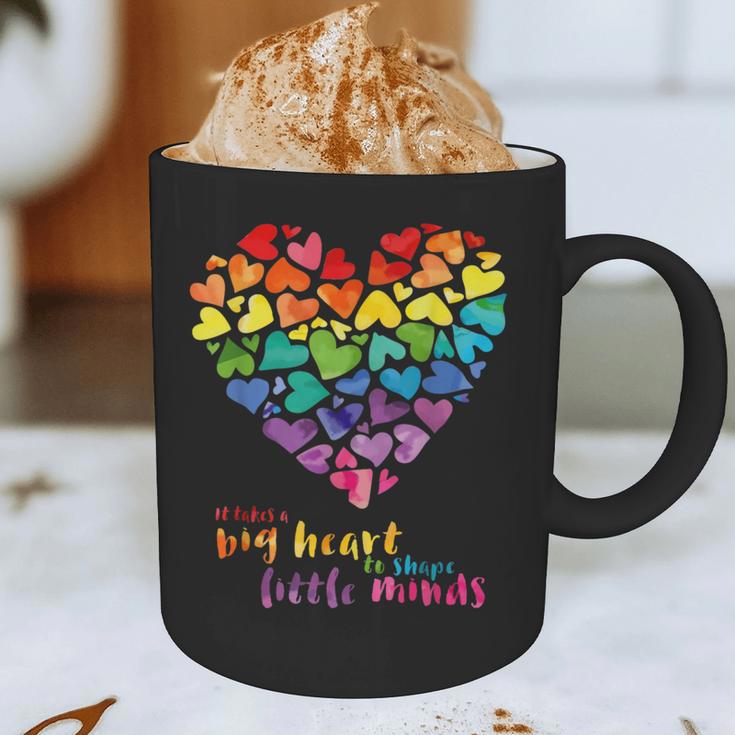 It Takes a Big Heart To Shape Little Minds Teacher Graphic Print Coffee Mug, novelty gifts, funny gifts It Takes a Big Heart To Shape Little Minds Teacher Graphic Print Coffee Mug, novelty gifts, funny gifts