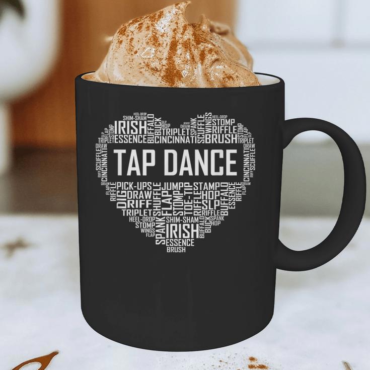 Tap Dance Heart Lover Tap Dancer Dancing Teacher For Men Women Girls Kids Graphic Print Coffee Mug, novelty gifts, funny gifts