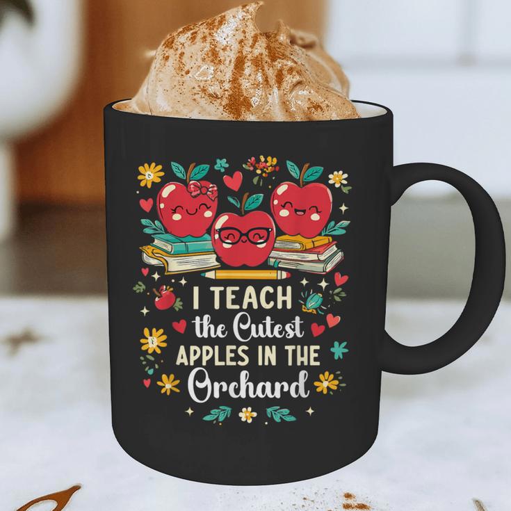 I Teach The Cutest Apples In The Orchard Cute Fall Teacher Graphic Print Coffee Mug, novelty gifts, funny gifts I Teach The Cutest Apples In The Orchard Cute Fall Teacher Graphic Print Coffee Mug, novelty gifts, funny gifts