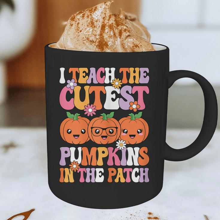 I Teach The Cutest Pumpkins Halloween Fall Teacher Women Graphic Print Coffee Mug, novelty gifts, funny gifts I Teach The Cutest Pumpkins Halloween Fall Teacher Women Graphic Print Coffee Mug, novelty gifts, funny gifts