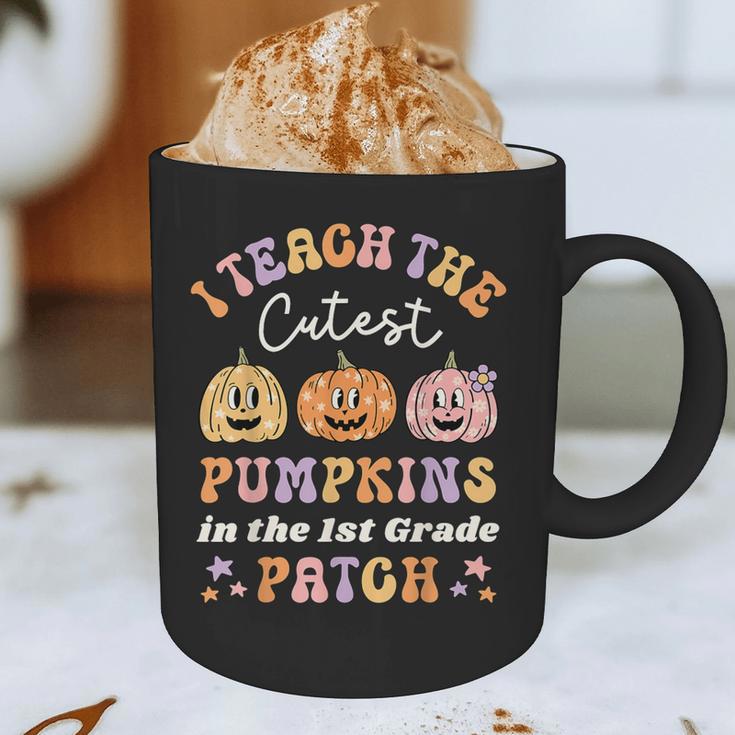 I Teach The Cutest Pumpkins In The Patch 1st Grade Teacher For Men Women Kids Graphic Print Coffee Mug, novelty gifts, funny gifts I Teach The Cutest Pumpkins In The Patch 1st Grade Teacher For Men Women Kids Graphic Print Coffee Mug, novelty gifts, funny gifts