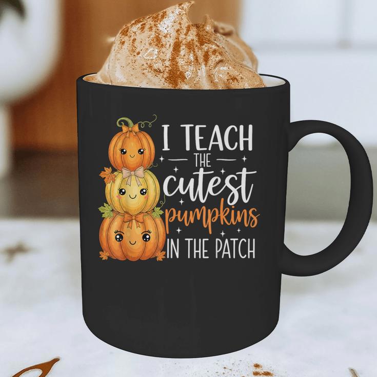 I Teach The Cutest Pumpkins In The Patch Fall Autumn Teacher Graphic Print Coffee Mug, novelty gifts, funny gifts I Teach The Cutest Pumpkins In The Patch Fall Autumn Teacher Graphic Print Coffee Mug, novelty gifts, funny gifts