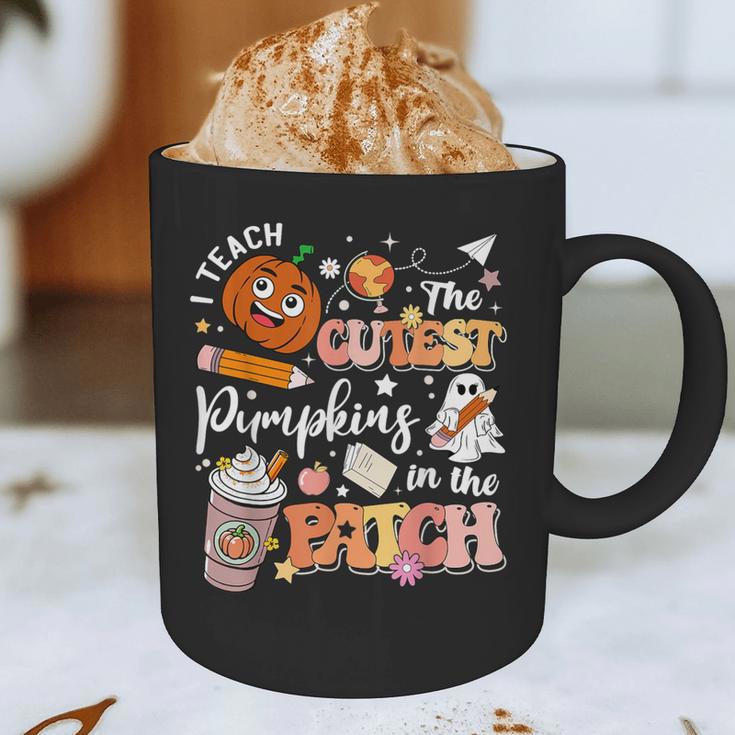 I Teach The Cutest Pumpkins In The Patch Halloween Teacher Graphic Print Coffee Mug, novelty gifts, funny gifts I Teach The Cutest Pumpkins In The Patch Halloween Teacher Graphic Print Coffee Mug, novelty gifts, funny gifts