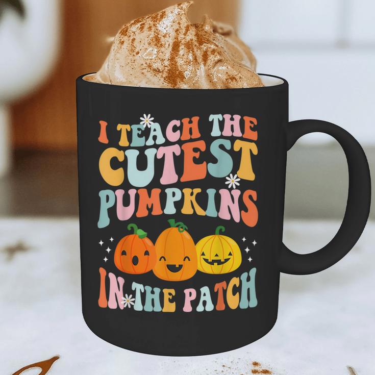I Teach The Cutest Pumpkins In The Patch Teacher Graphic Print Coffee Mug, novelty gifts, funny gifts I Teach The Cutest Pumpkins In The Patch Teacher Graphic Print Coffee Mug, novelty gifts, funny gifts