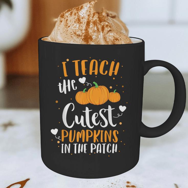 I Teach The Cutest Pumpkins In The Patch Teacher School For Men Women Kids Graphic Print Coffee Mug, novelty gifts, funny gifts I Teach The Cutest Pumpkins In The Patch Teacher School For Men Women Kids Graphic Print Coffee Mug, novelty gifts, funny gifts